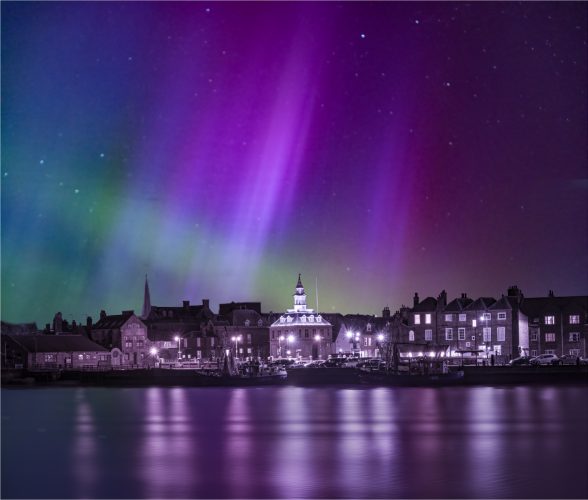 Aurora over King_s Lynn Waterfront_Linda Robertson
